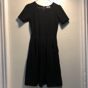 Black Lula Roe Amelia Dress
